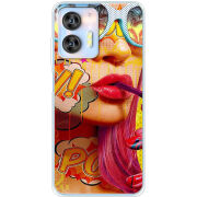 Чехол BoxFace Oukitel C36 Yellow Girl Pop Art