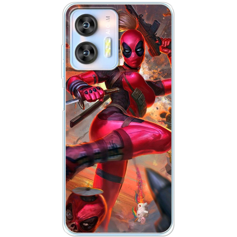 Чехол BoxFace Oukitel C36 Woman Deadpool