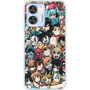 Чехол BoxFace Oukitel C36 Anime Stickers