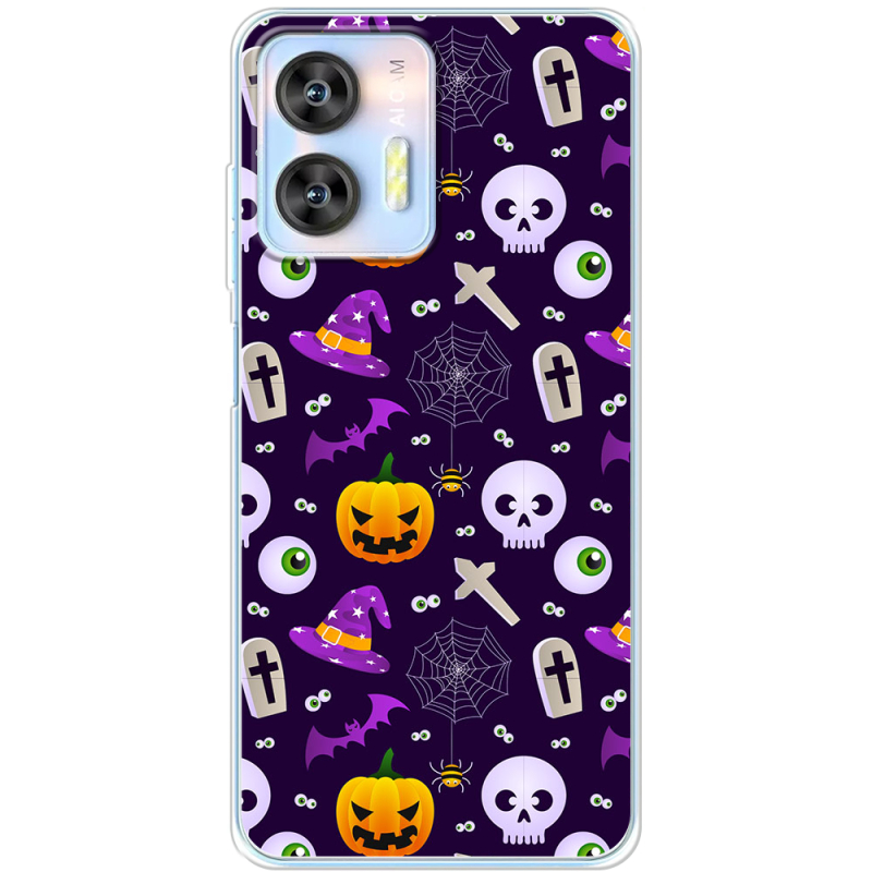 Чехол BoxFace Oukitel C36 Halloween Purple Mood