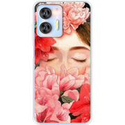 Чехол BoxFace Oukitel C36 Girl in Flowers