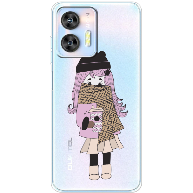 Прозрачный чехол BoxFace Oukitel C36 Winter Morning Girl