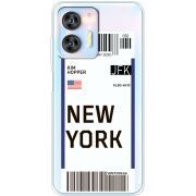 Прозрачный чехол BoxFace Oukitel C36 Ticket New York