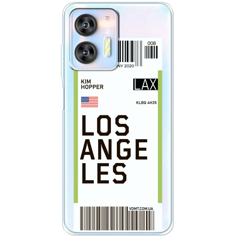 Прозрачный чехол BoxFace Oukitel C36 Ticket Los Angeles