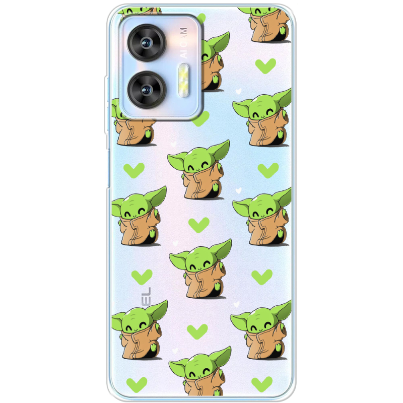 Прозрачный чехол BoxFace Oukitel C36 Pattern Baby Yoda