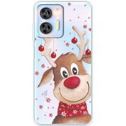 Прозрачный чехол BoxFace Oukitel C36 Winter Deer