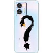 Прозрачный чехол BoxFace Oukitel C36 Swan question