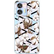 Прозрачный чехол BoxFace Oukitel C36 Cotton flowers