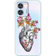 Чехол со стразами Oukitel C36 Heart