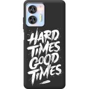 Черный чехол BoxFace Oukitel C36 Hard Times Good Times