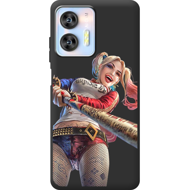 Черный чехол BoxFace Oukitel C36 Happy Harley Quinn