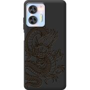 Черный чехол BoxFace Oukitel C36 Chinese Dragon