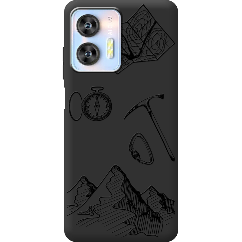 Черный чехол BoxFace Oukitel C36 Mountains