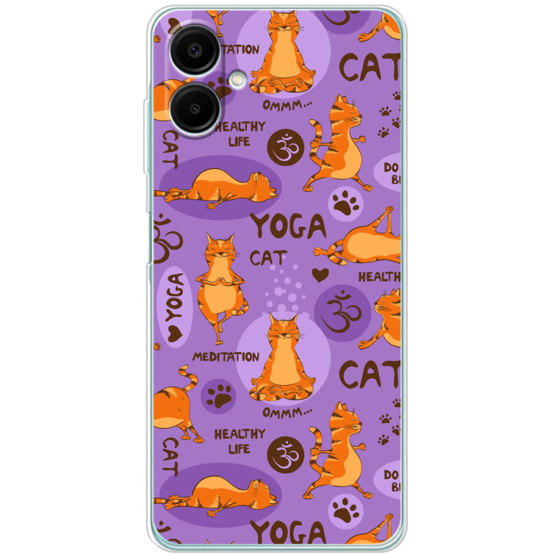 Чехол BoxFace Samsung Galaxy A06 (A065) Yoga Cat