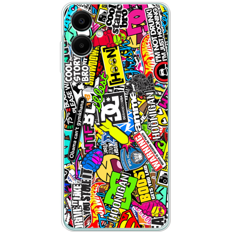 Чехол BoxFace Samsung Galaxy A06 (A065) Multicolored Inscriptions