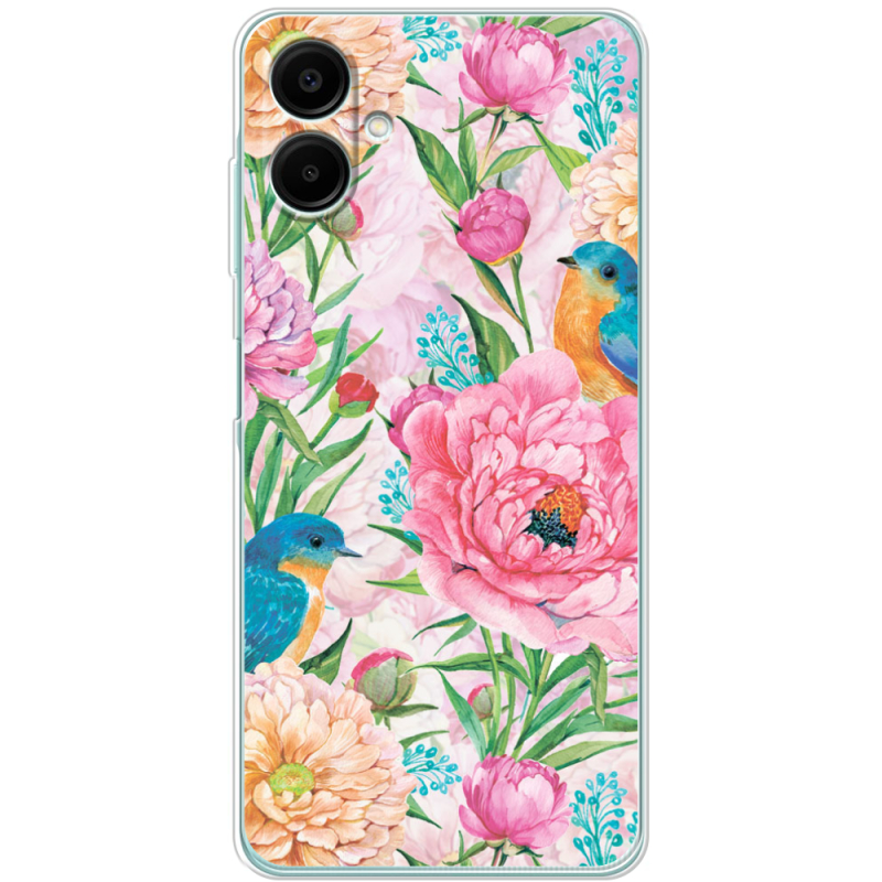 Чехол BoxFace Samsung Galaxy A06 (A065) Birds in Flowers