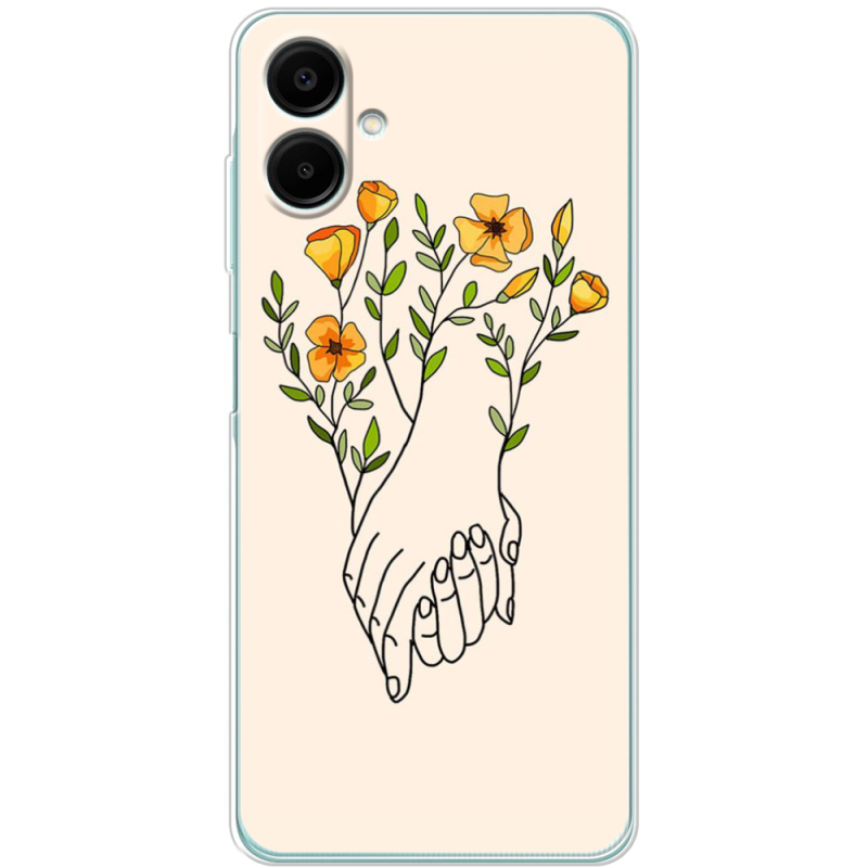 Чехол BoxFace Samsung Galaxy A06 (A065) Flower Hands