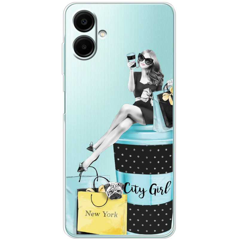 Прозрачный чехол BoxFace Samsung Galaxy A06 (A065) City Girl