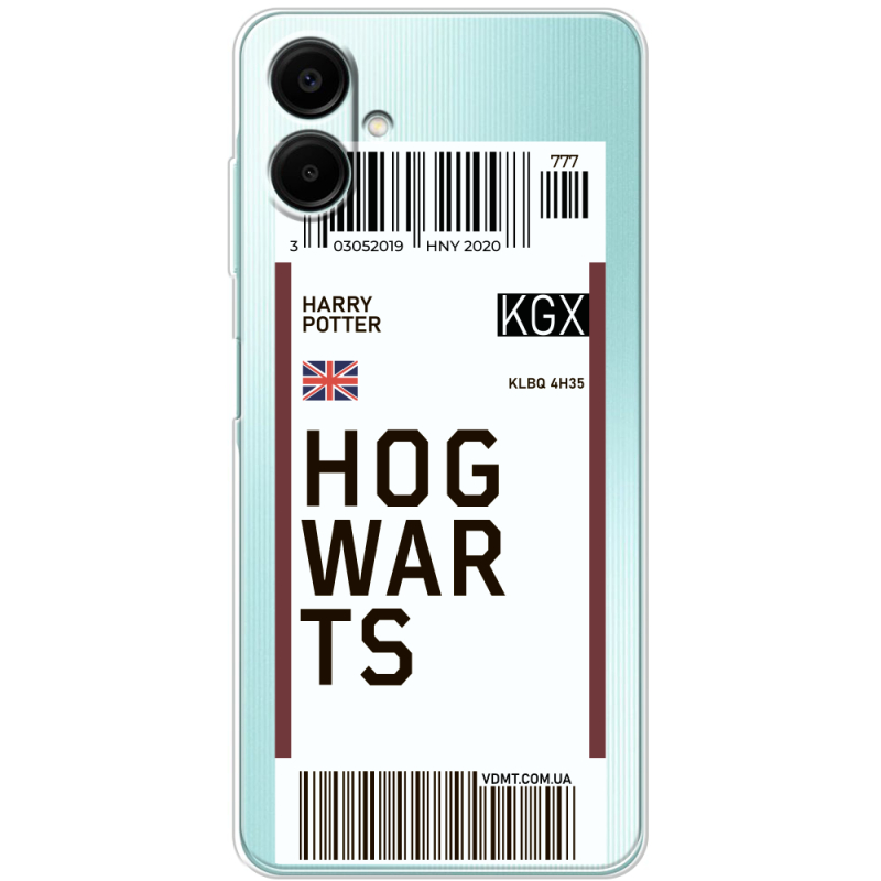 Прозрачный чехол BoxFace Samsung Galaxy A06 (A065) Ticket Hogwarts