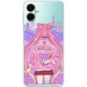 Прозрачный чехол BoxFace Samsung Galaxy A06 (A065) Wiked Lady