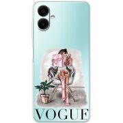 Прозрачный чехол BoxFace Samsung Galaxy A06 (A065) VOGUE