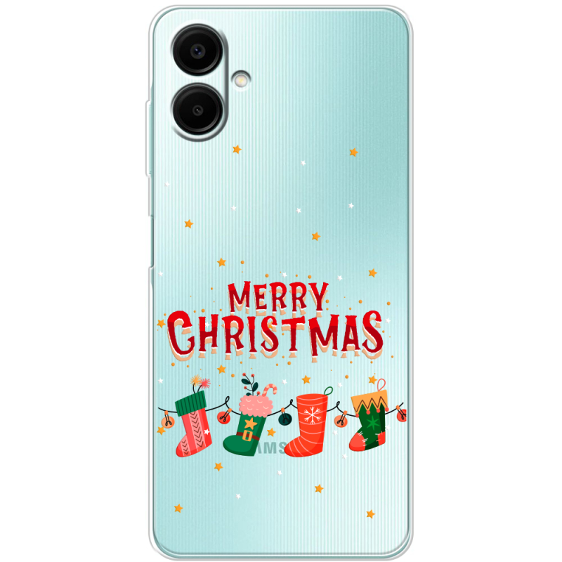 Прозрачный чехол BoxFace Samsung Galaxy A06 (A065) Merry Christmas