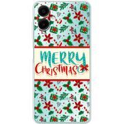 Прозрачный чехол BoxFace Samsung Galaxy A06 (A065) Vintage Christmas Pattern