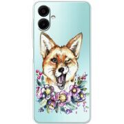 Прозрачный чехол BoxFace Samsung Galaxy A06 (A065) Winking Fox