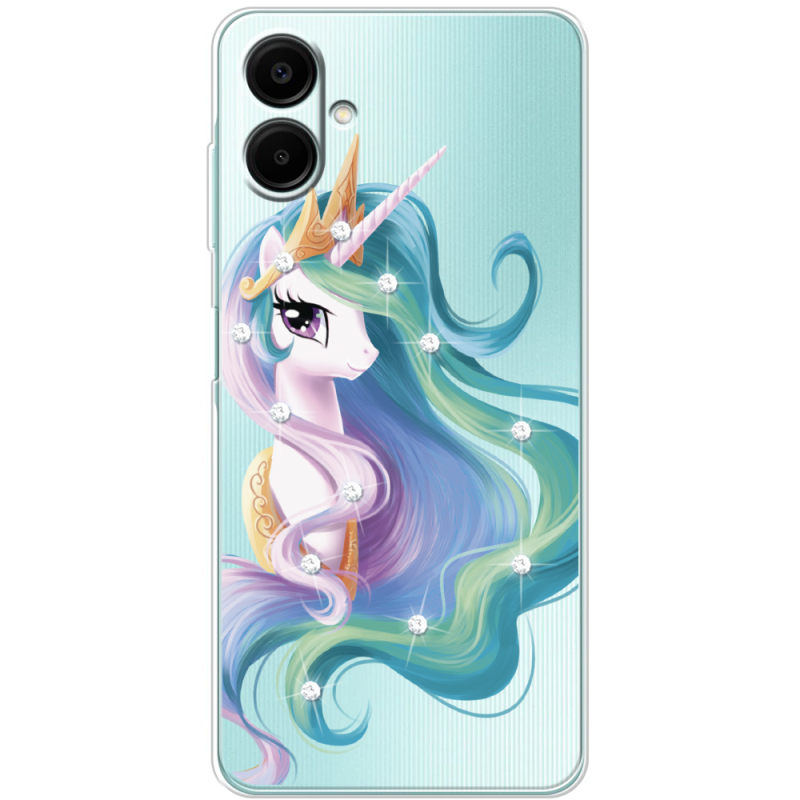 Чехол со стразами Samsung Galaxy A06 (A065) Unicorn Queen