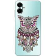 Чехол со стразами Samsung Galaxy A06 (A065) Owl