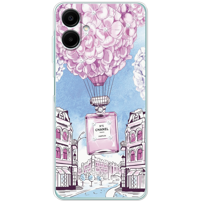 Чехол со стразами Samsung Galaxy A06 (A065) Perfume bottle