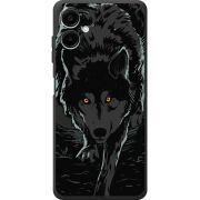 Черный чехол BoxFace Samsung Galaxy A06 (A065) Wolf