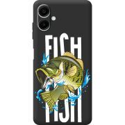 Черный чехол BoxFace Samsung Galaxy A06 (A065) Fish