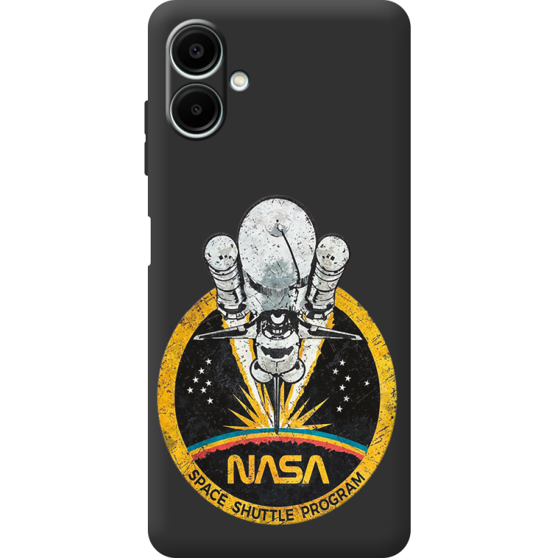 Черный чехол BoxFace Samsung Galaxy A06 (A065) NASA Spaceship