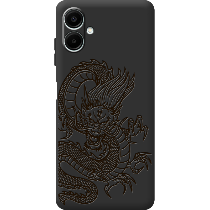 Черный чехол BoxFace Samsung Galaxy A06 (A065) Chinese Dragon