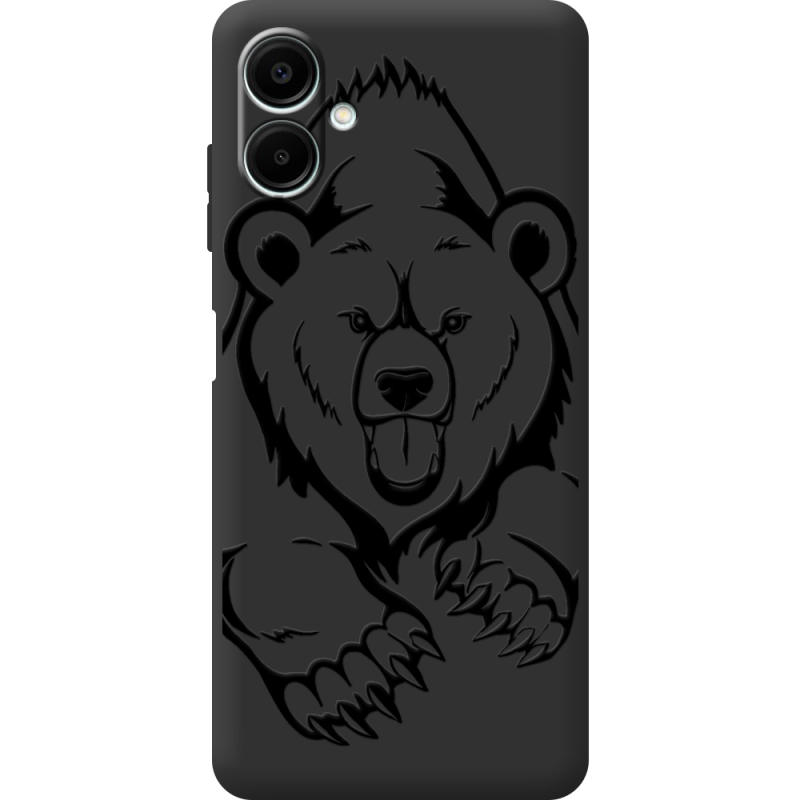 Черный чехол BoxFace Samsung Galaxy A06 (A065) Grizzly Bear