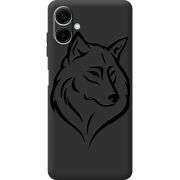 Черный чехол BoxFace Samsung Galaxy A06 (A065) Wolf