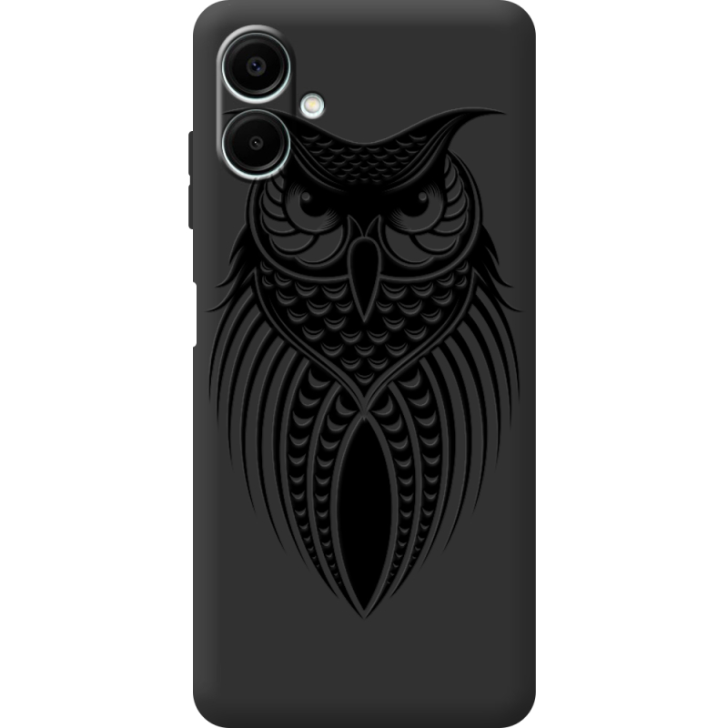 Черный чехол BoxFace Samsung Galaxy A06 (A065) Owl