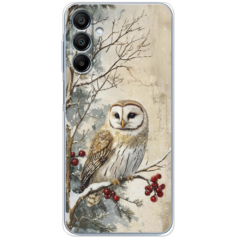 Чехол BoxFace Samsung Galaxy A16 5G (A166) Christmas Owl