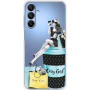 Прозрачный чехол BoxFace Samsung Galaxy A16 5G (A166) City Girl