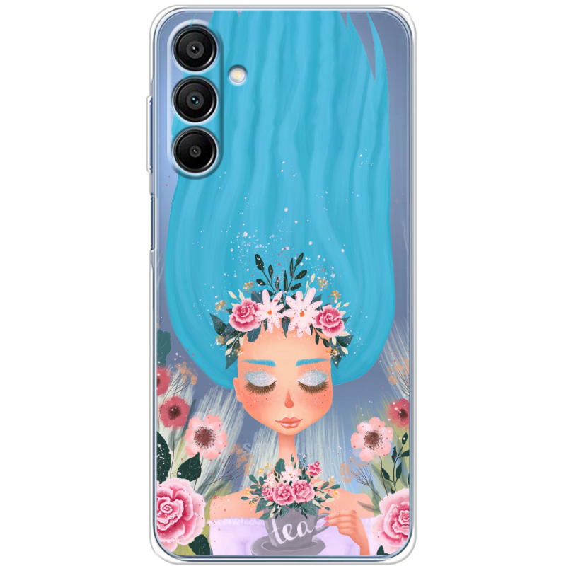 Прозрачный чехол BoxFace Samsung Galaxy A16 5G (A166) Blue Hair