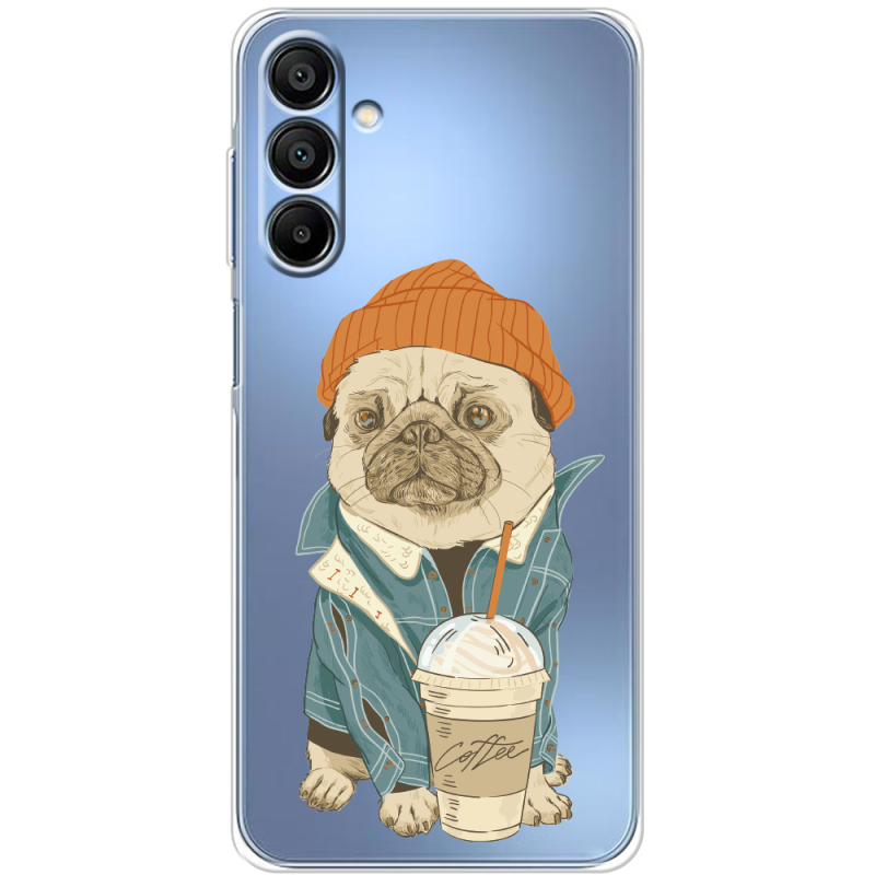 Прозрачный чехол BoxFace Samsung Galaxy A16 5G (A166) Dog Coffeeman