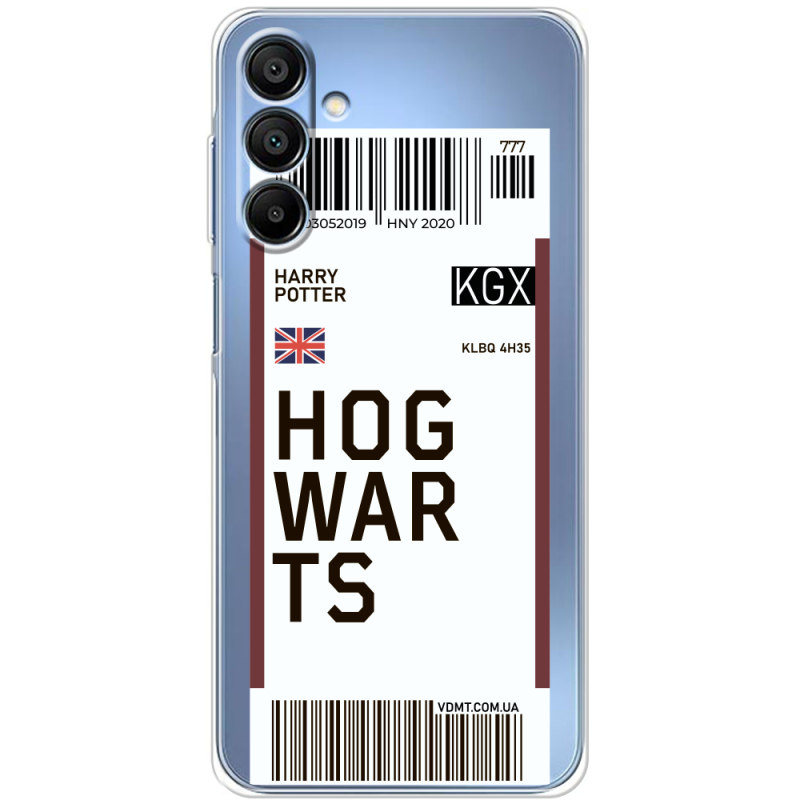 Прозрачный чехол BoxFace Samsung Galaxy A16 5G (A166) Ticket Hogwarts