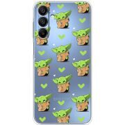 Прозрачный чехол BoxFace Samsung Galaxy A16 5G (A166) Pattern Baby Yoda