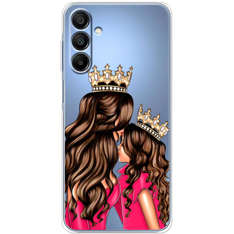 Прозрачный чехол BoxFace Samsung Galaxy A16 5G (A166) Queen and Princess