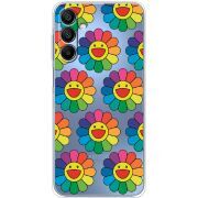 Прозрачный чехол BoxFace Samsung Galaxy A16 5G (A166) Hippie Flowers