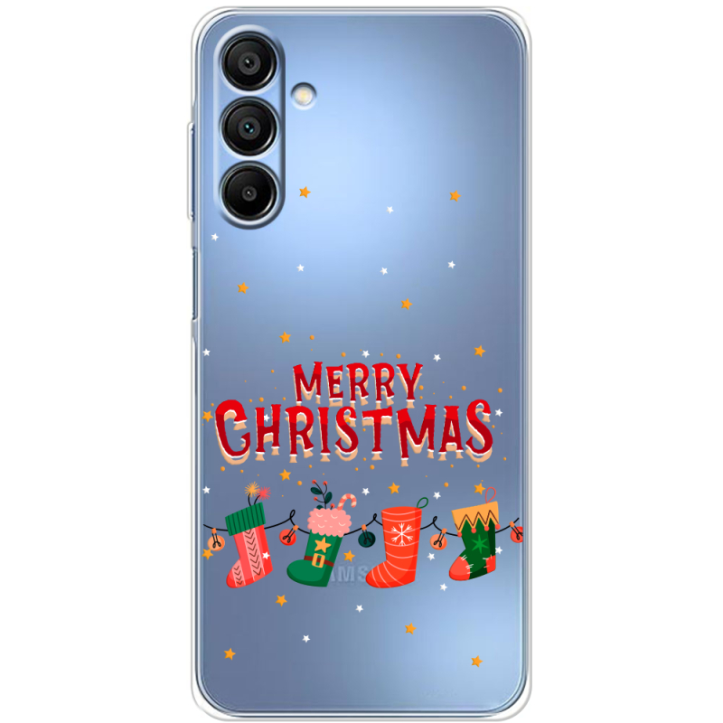 Прозрачный чехол BoxFace Samsung Galaxy A16 5G (A166) Merry Christmas