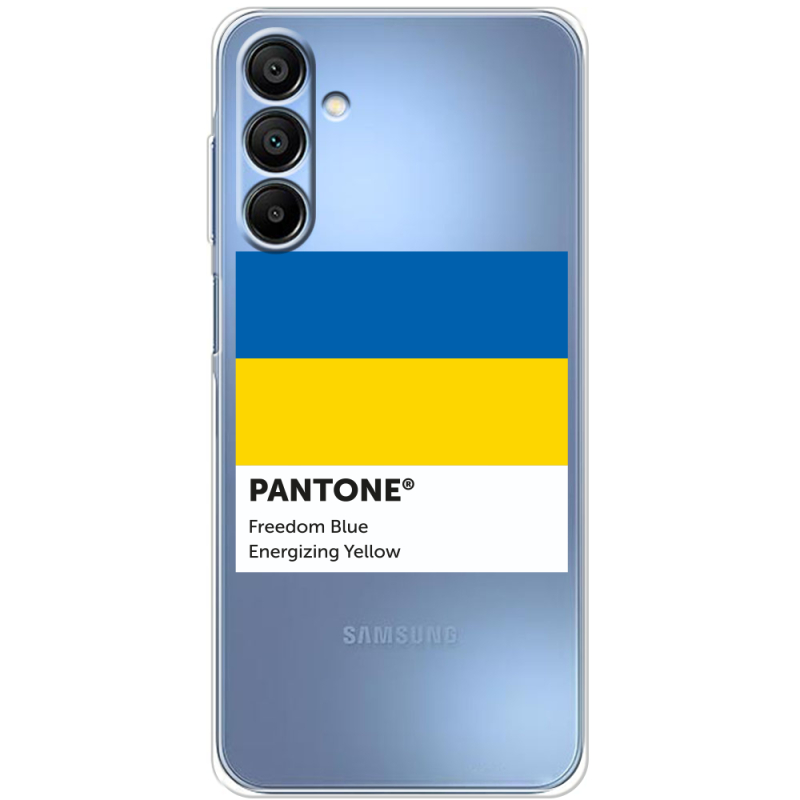 Прозрачный чехол BoxFace Samsung Galaxy A16 5G (A166) Pantone вільний синій