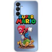 Прозрачный чехол BoxFace Samsung Galaxy A16 5G (A166) Super Mario