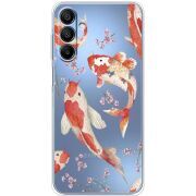 Прозрачный чехол BoxFace Samsung Galaxy A16 5G (A166) Japanese Koi Fish